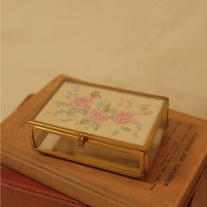Vintage Brass Trinket Box